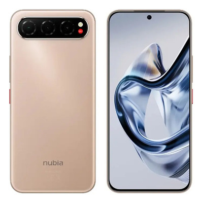 Celular Nubia Air 256 Gb + 20 Gb (8 Gb + 12 Gb Dynamic), 50 Mp Camera, Ultra Delgado Dorado | Envío gratis