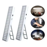  Lámpara De Emergencia Pack X 2 Luz Led Recargable 24 Horas