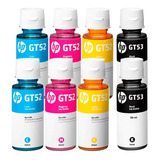 Kit 8 Botellas Tinta Hp Gt53 Gt52 Negro 115 318