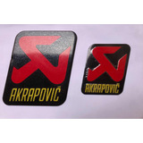 Adesivo Térmico Alumínio Plaqueta Escapamento Akrapovic