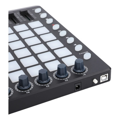 Controlador Midi Strike Pad Worlde Drum 48 Rgb Retroiluminad