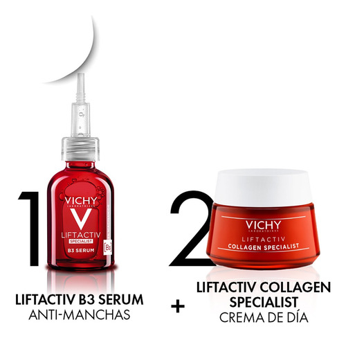 Combo Vichy Liftactiv B3 Serum Antimanchas + Collagen Dia