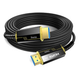 Dghumen Cable De Fibra Óptica Hdmi 2.1 De 8k De 50 Pies, Com