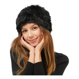 Gorro Piel Conejo Peludo Mujer Gorro Acogedor Esquiar O Frío