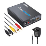 Conversor De Video Composto Av 3 Rca + S-video Para Hdmi