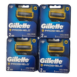 Gillette Fusion Proshield - Kit Com 4 Embalagens Com 2 Cart.