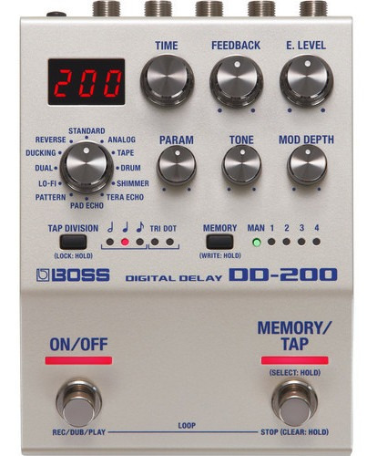 Boss Dd-200 Pedal De Efectos Digital Delay