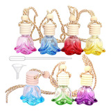 Botellas De Perfume Colgantes Para Coche, 7 Colores, Difusor