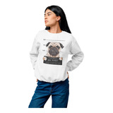 Sudadera Sueter Perro Pug Malo Detenido Cárcel Unisex