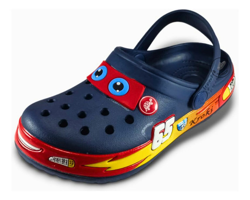  Suecos Chanclas Zapatos Cars Rayo Mcqueen Disney Moda Niños