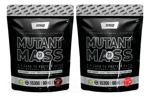 Mutant Mass 2 X 1,5k Ganador De Masa Muscular-star Nutrition