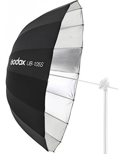 Paraguas Parabólico Godox Ub-105s 105cm Plateado