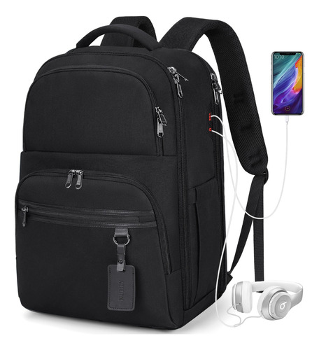 Mochila Para Laptop Impermeable Antirrobo Backpack Viaje 17