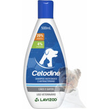 Shampoo Cetoconazol Para Pet Cetodine 500ml Fragrância Melancia Tom De Pelagem Recomendado Os Pelos