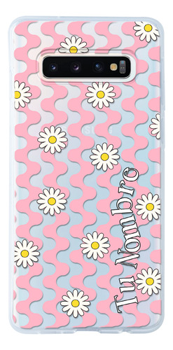 Funda Para Galaxy Flores Margaritas Para Mujer Con Nombre