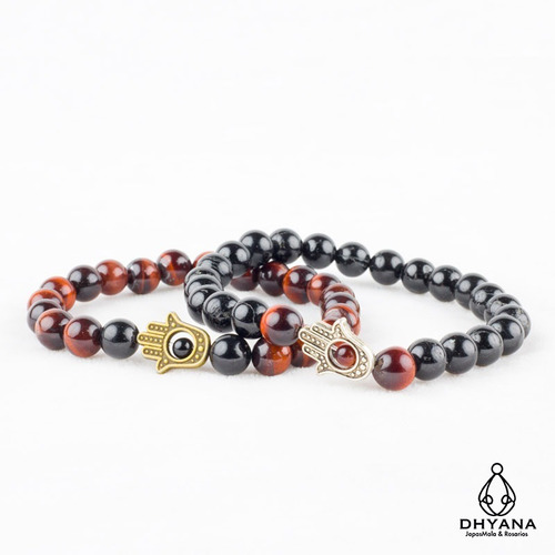 Pulseras Parejas  Onix Ojo De Tigre