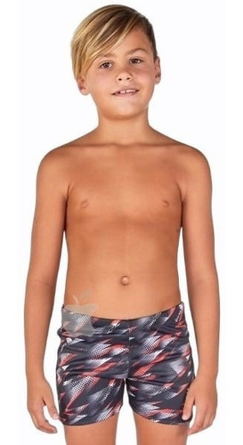 Malla Short Natacion Niños Estampado + Regalo Quickly 1484 