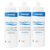 Tripack Gel Viscosidad Media Azul Ultragel 750ml Enviogratis