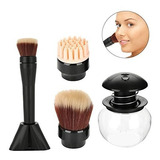 Limpiador Brochas Maquillaje Eléctrico Secador 3 En 1 Kit 3