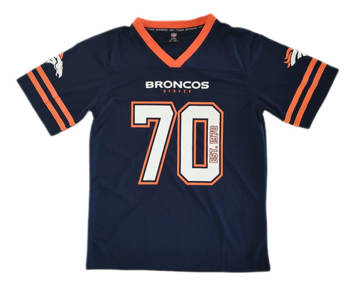 Playera Deportiva Denver Broncos Nfl Team Apparel Oficial