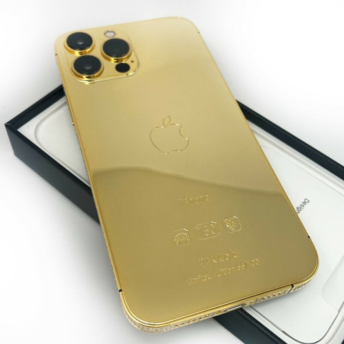 iPhone 13 Pro Max 1tb Dourado Ouro 24k