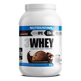 Whey Protein 3w Nutrilatina Sabor Chocolate Intenso 1020g