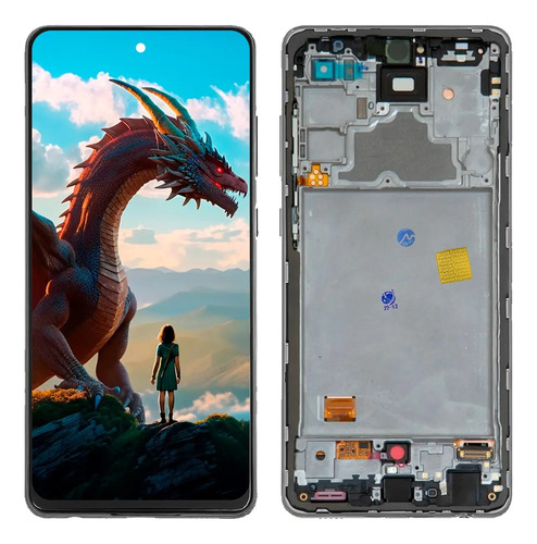 Pantalla Para Samsung A72 Oled Imagen Completa Sin Gota | Envío gratis