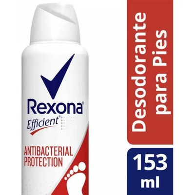 Rexona Efficient Antibacterial Desodorante Pies Aero 153ml | MercadoLibre