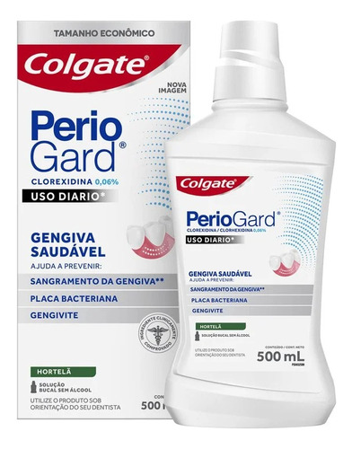 Enxaguante Bucal Colgate Periogard Uso Diário 500ml