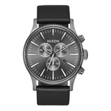 Nixon Sentry Chrono Leather A405 - Reloj Crongrafo Analgico,