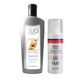 Shampoo Matizador Pelo Platinado + Protector Térmico Olio Cv