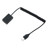 Cable Usb A Batería Ficticia Np-fw50 Compatible Para Sony