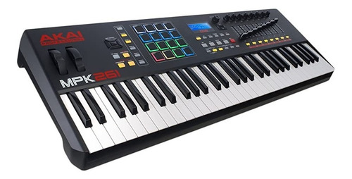 Teclado Akai Mpk261 Usb Midi - 61 Teclas Semicontrapesadas