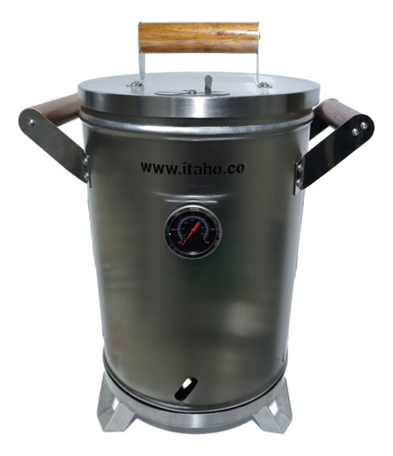 Asador De Barril Mini Itaho 5libras Inoxidable Apartamentero