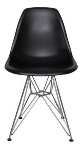 Silla Eames Eiffel Base Metal Cromada Pack 2 Unid Outlet
