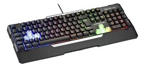 Teclado Warrior Gamer Rainbow Usb Sensibilidade Mecânica Led Tc208 - Multilaser