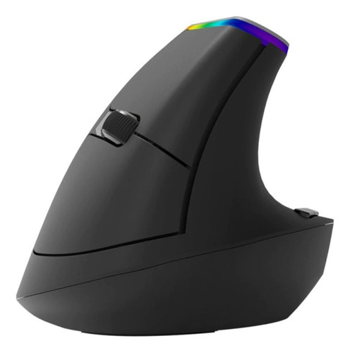 Mouse Vertical Inalámbrico Delux  M618c Black