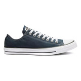 Zapatillas Converse All Star Ox Baja Lona Azul 