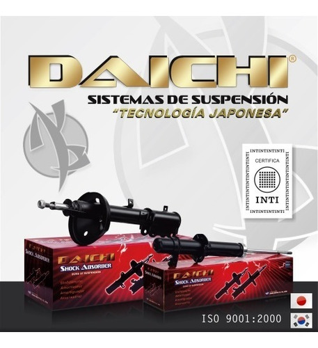 Kit Amortiguadores Delanteros Nissan March 2012-2018 Daichi Foto 2