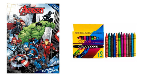 25 Libros Para Colorear Y 25 Cajitas De Crayones