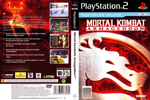 Mortal Kombat Armagedon Para Ps2 