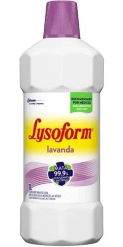 Desinfetante De Uso Geral Lysoform Lavanda 1 Litro