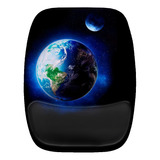 Mousepad Ergonomico Planeta Terra Espaço