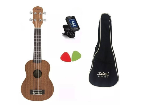 Kit Ukulele Kalani Soprano 21 Kal 220ss Tribes Natural