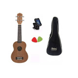 Kit Ukulele Kalani Soprano 21 Kal 220ss Tribes Natural