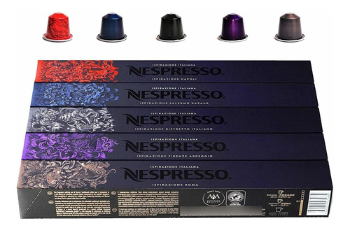 2 Cajas X10 Capsulas Nespresso Kazaar Napoli O Venezia Envio