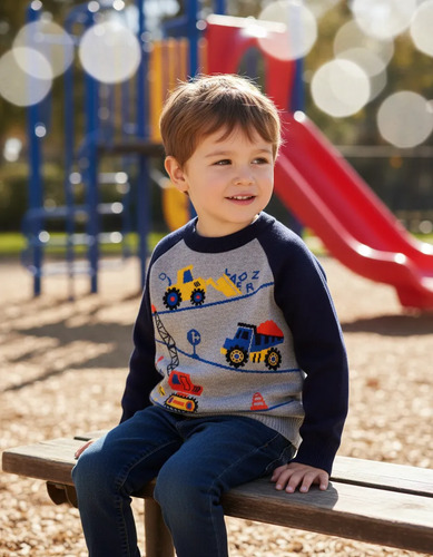 Suéter Tejido De Punto Para Niño Trocas