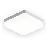 Lámpara Colgante Empotrada De Techo 18w Blanca (luz Cuadrada