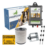 Kit Cerca Elétrica Bivolt Cães E Gatos Completo Com Haste