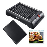 Gowise Usa Gw88000 2-in-1 Indoor Grill And Griddle With Inte